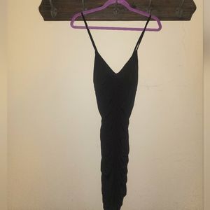 Black Rouched Black Bodycon Dress size Medium -  Never Worn!!